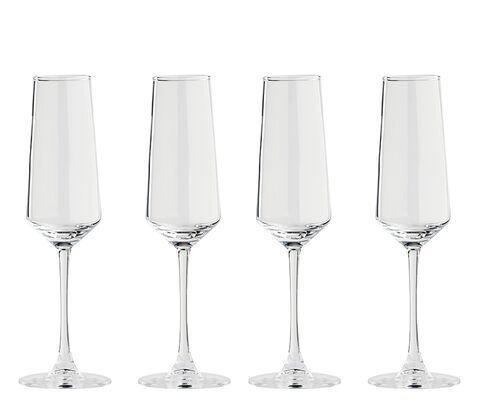 Champagneglas klar 4 stk. 24 cl.