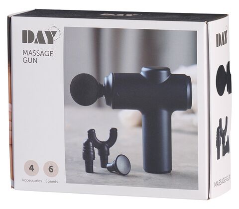 Massagepistol ledningsfri inklusiv 4 massagehoveder