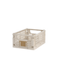 Stabelbar foldekasse natural 33x24,5x15 cm