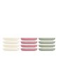 Tallerken 4 stk.  Ø 20 cm i assorterede farver