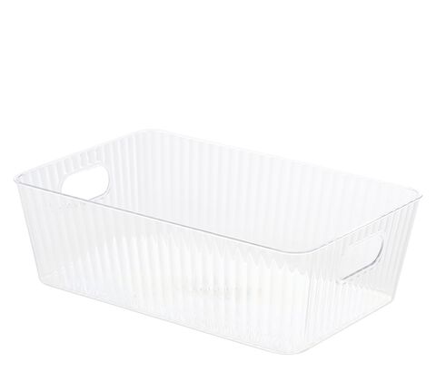 Transparant opbevaringskasse  31x20x10 cm