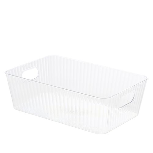 Transparant opbevaringskasse  31x20x10 cm