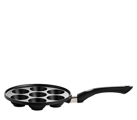Æbleskivepande i støbt aluminium Ø 20,6 cm