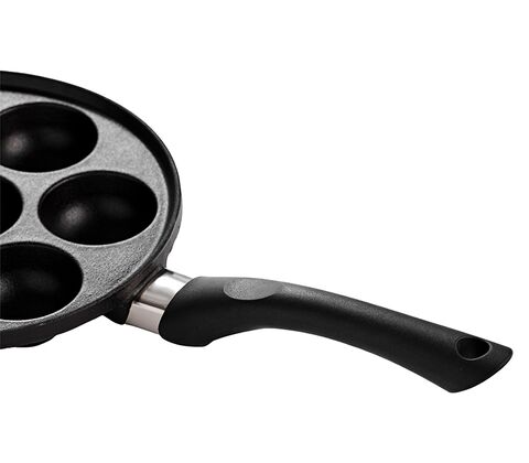 Æbleskivepande i støbt aluminium Ø 20,6 cm