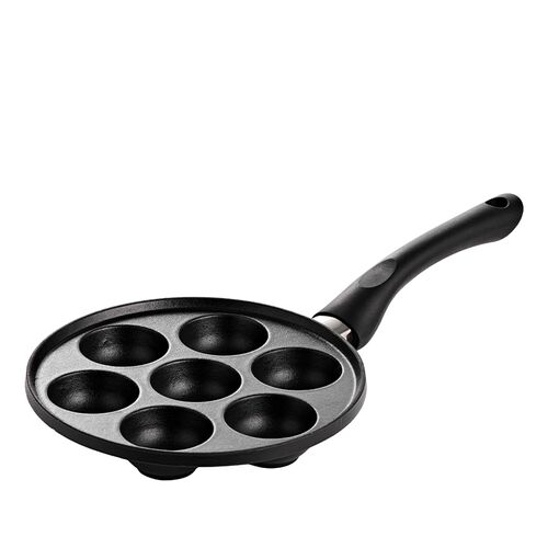 Æbleskivepande i støbt aluminium Ø 20,6 cm
