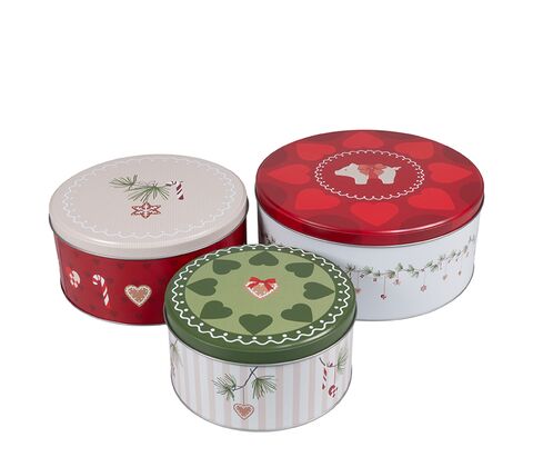 Det Gamle Apotek kagedåsesæt jul 3 stk.