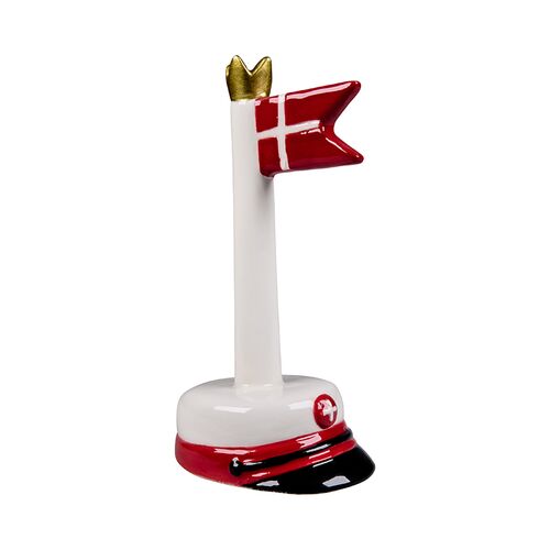 Det Gamle Apotek rød student bordflag H 12 cm