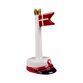 Det Gamle Apotek rød student bordflag H 12 cm