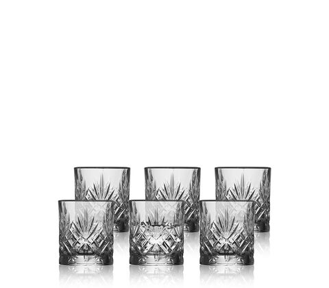 Lyngby Glas Melodia snapseglas 8 cl 6 stk.