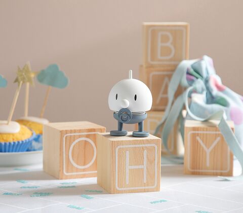 Hoptimist Baby Bumble grå 6,6 cm