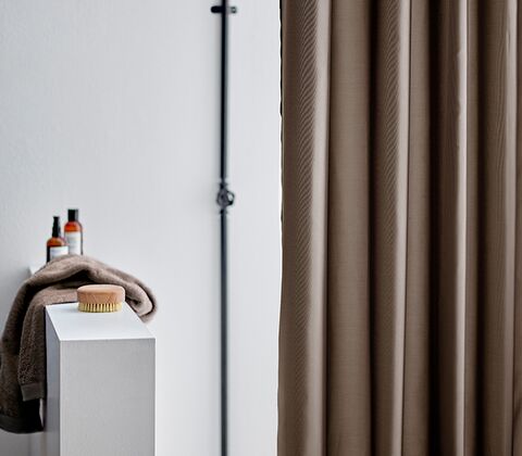Södahl Comfort badeforhæng taupe 180x200 cm