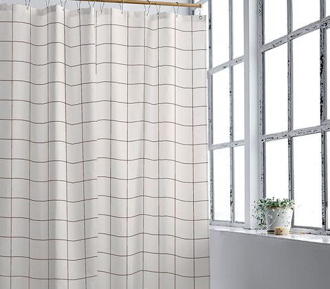Södahl Vista badeforhæng offwhite 180x200 cm