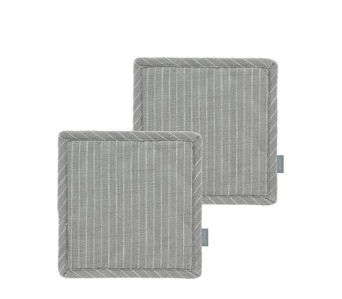 Södahl Organic Line grydelapper stone grey 2 stk