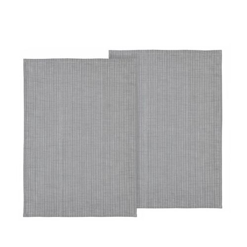 Södahl Organic Line viskestykke 2 stk stone grey 50x70 cm