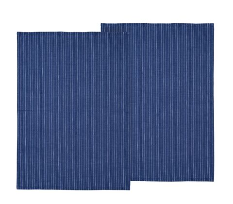 Södahl Organic Line viskestykke 2 stk royal blue 50x70 cm