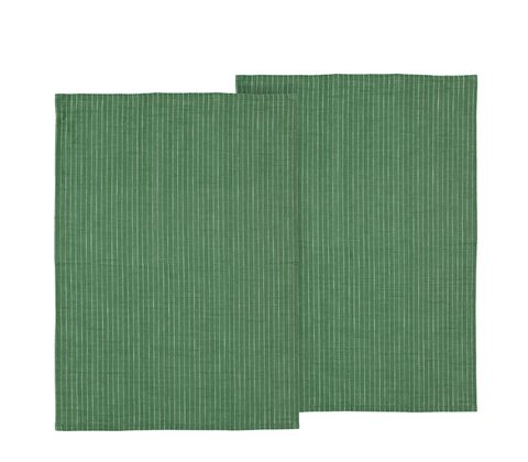 Södahl Organic Line viskestykke 2 stk grøn 50x70 cm