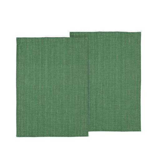 Södahl Organic Line viskestykke 2 stk grøn 50x70 cm