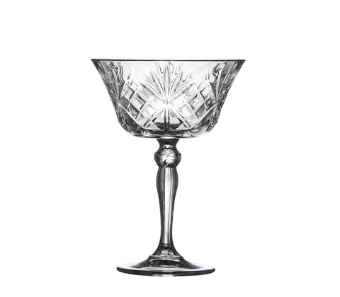 Lyngby Glas Melodia champagneskål 4 stk. 26 cl