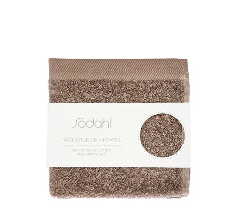 Södahl Organic Comfort håndklæde taupe 40x60 cm