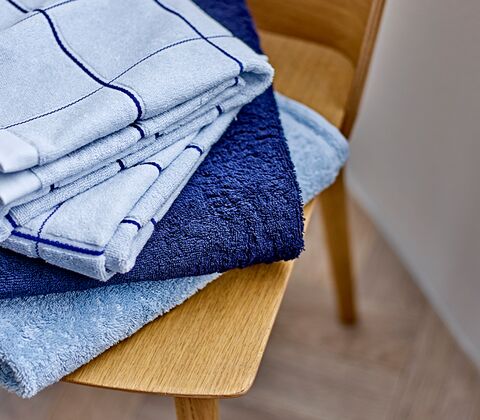 Södahl Organic Comfort håndklæde navy blue 40x60 cm