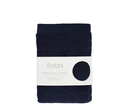 Södahl Organic Comfort håndklæde navy 50x100 cm