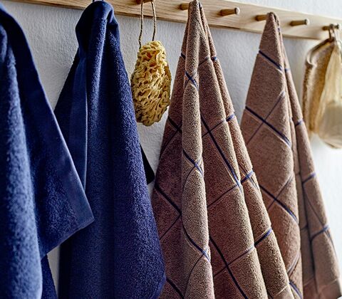 Södahl Organic Comfort håndklæde navy 50x100 cm