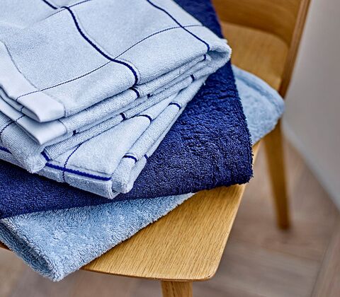 Södahl Organic Comfort håndklæde navy 70x140 cm