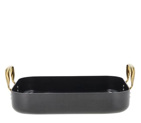 Holm Brasserie bradepande med keramisk belægning sort 34x26x8 cm 