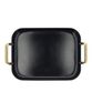 Holm Brasserie bradepande med keramisk belægning sort 34x26x8 cm 