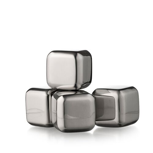 Funktion whiskysten stål 4 stk