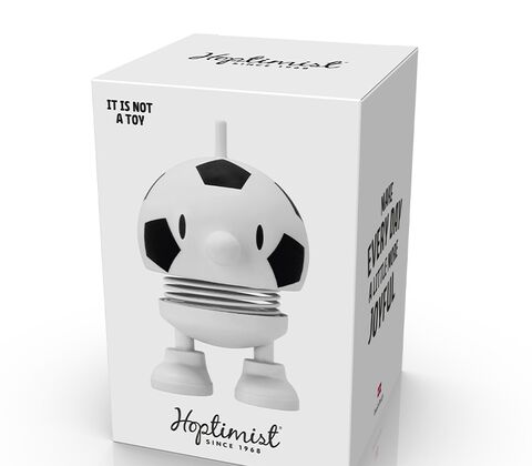 Hoptimist Sports Football Bumble figur hvid 7,6 cm