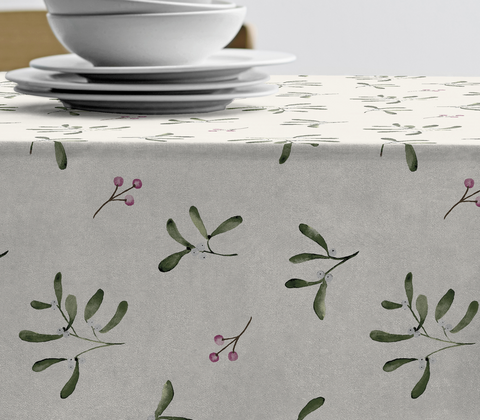 Södahl Misteltoe juledug natur 140x250 cm