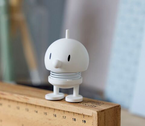 Hoptimist Soft Bumble figur XS hvid H 5,8 cm