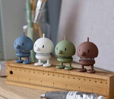 Hoptimist Soft Bumble figur XS hvid H 5,8 cm