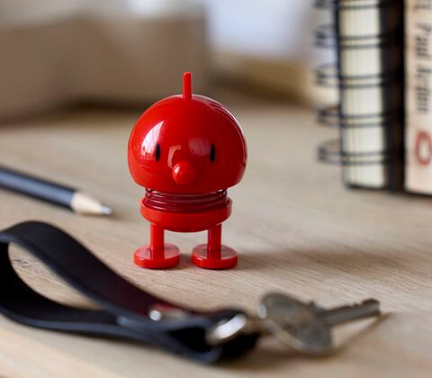 Hoptimist Bumble figur XS rød H 5,8 cm