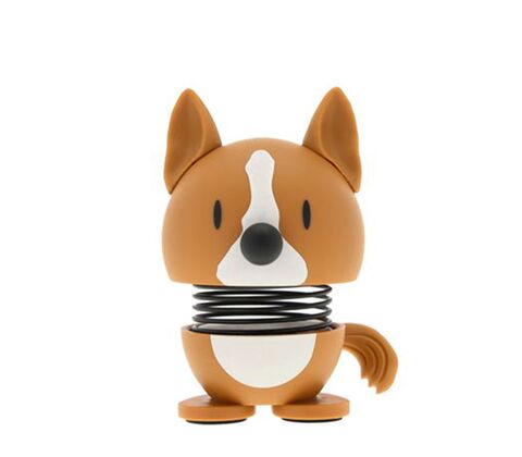 Hoptimist Corgi figur XS brun H 6 cm