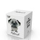 Hoptimist Mops figur XS grå H 4,9 cm