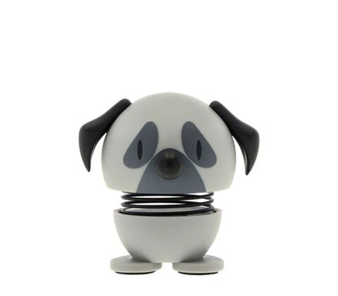 Hoptimist Mops figur XS grå H 4,9 cm