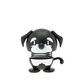 Hoptimist Schnauzer figur XS sort H 4,9 cm