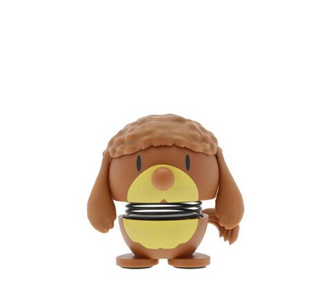 Hoptimist Puddel figur XS brun H 5,3 cm