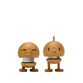 Hoptimist Bimble og Bumble figur egetræ H 7,5 cm 2 stk.