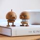 Hoptimist Bimble og Bumble figur egetræ H 7,5 cm 2 stk.