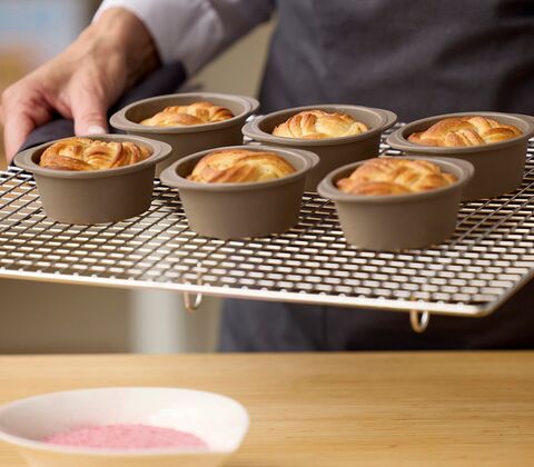 Blomsterbergs muffinform silikone latte 6 stk.
