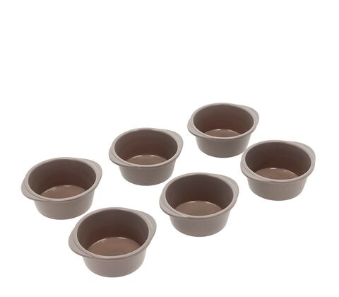 Blomsterbergs muffinform silikone latte 6 stk.