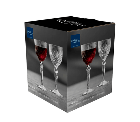 Lyngby Glas Melodia portvinsglas 4 stk. 14 cl