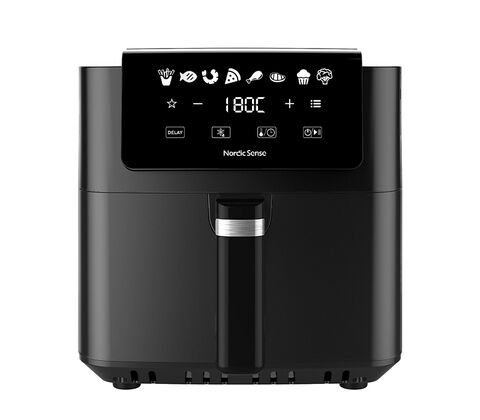 Nordic Sense airfryer 6,5 liter sort 1700 watt 