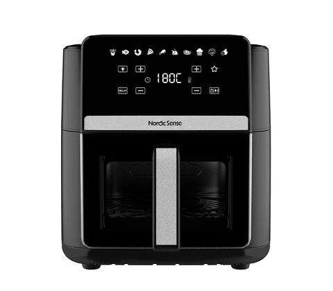 Nordic Sense airfryer 9 liter sort 2000 watt 