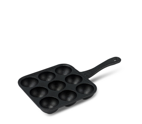 Holm æbleskivepande sort 33x19x4,6 cm