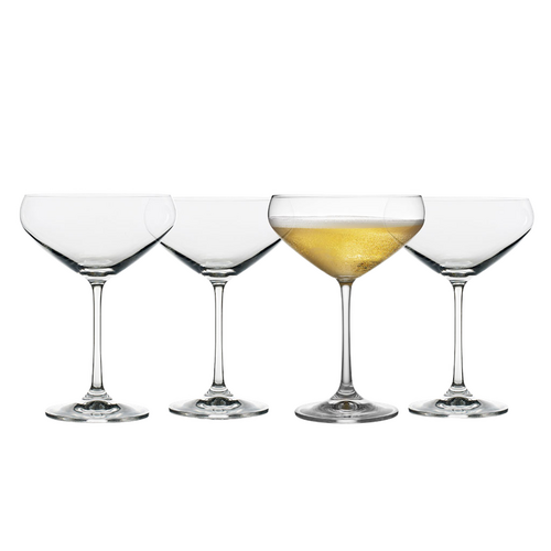 Lyngby Glas Juvel champagneskål 34 cl 4 stk
