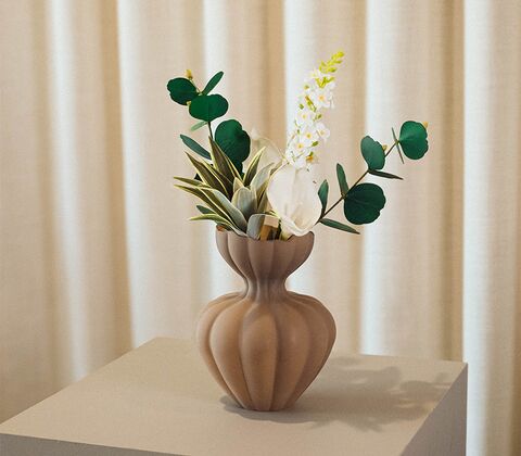 Nordis Freja vase mokka 19 cm 